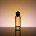 Thai Musc 60ml eau de parfum displayed against a warm gradient background, emphasizing its luxurious and calming essence.
